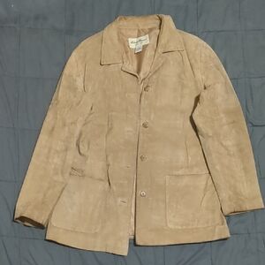 Eddie Bauer Tan Suede Jacket